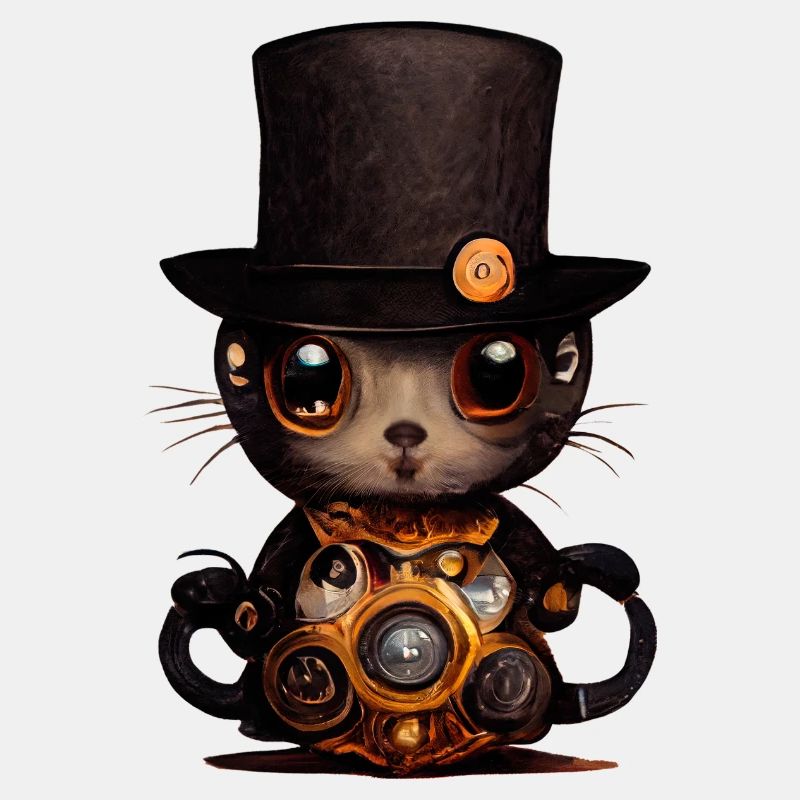 Chat élégant