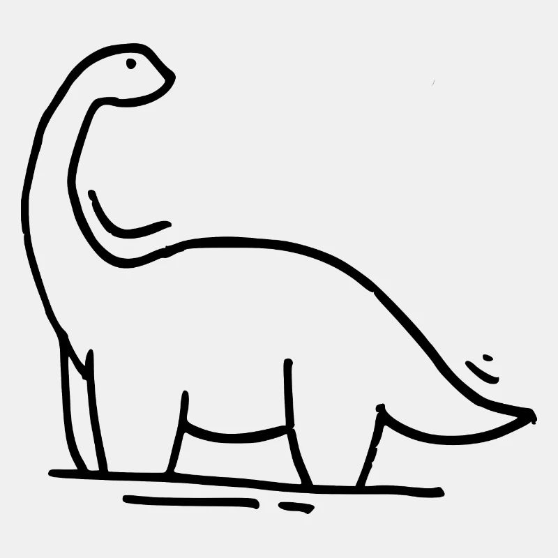 Dinosaurier Dino Langhals