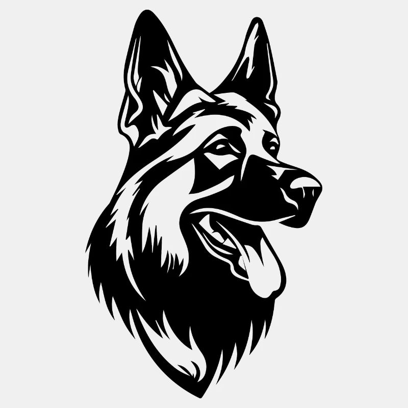 Schäferhund Hund Hundekopf