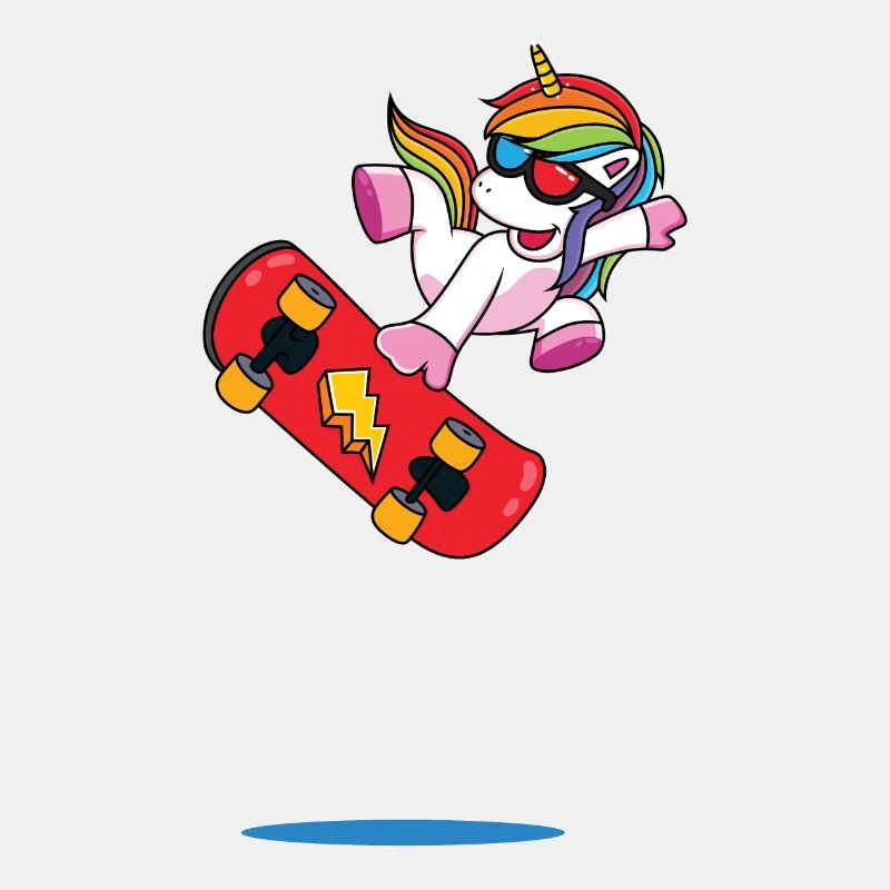 Skater Einhorn