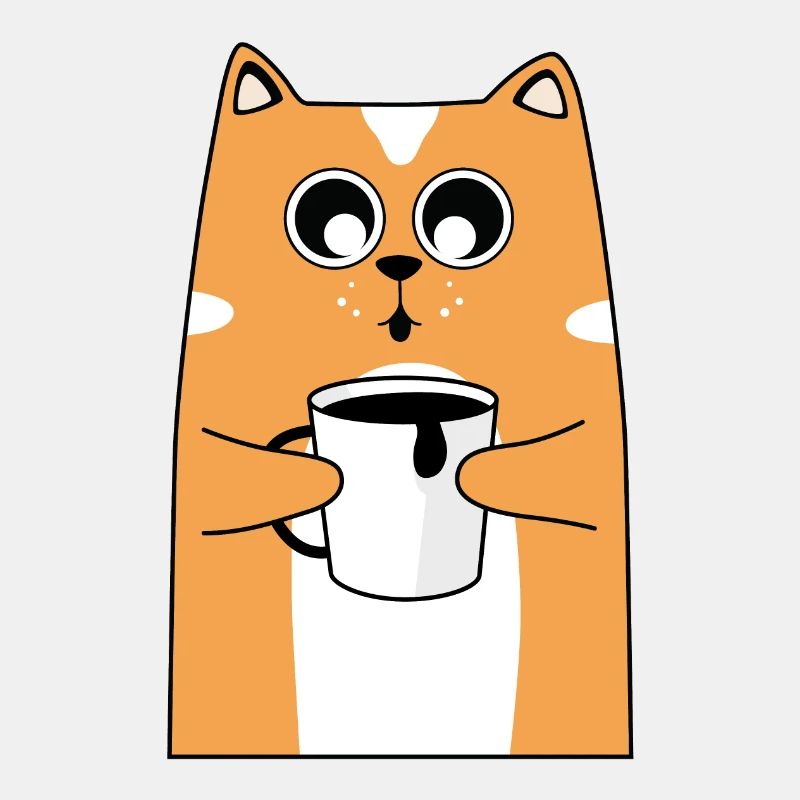 Cat Coffee Design