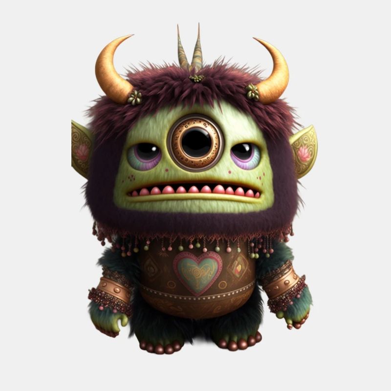 Monstre de dessin animé