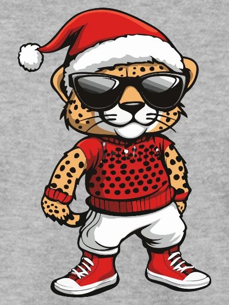 Gepard Weihnachten X-Mas
