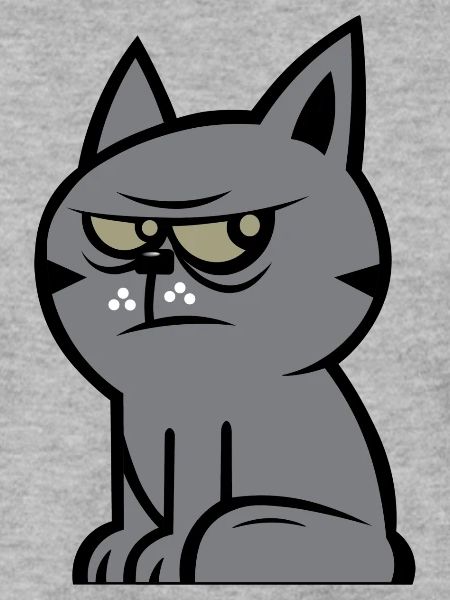 Böse Katze