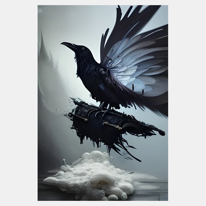 Schwarze Krähe