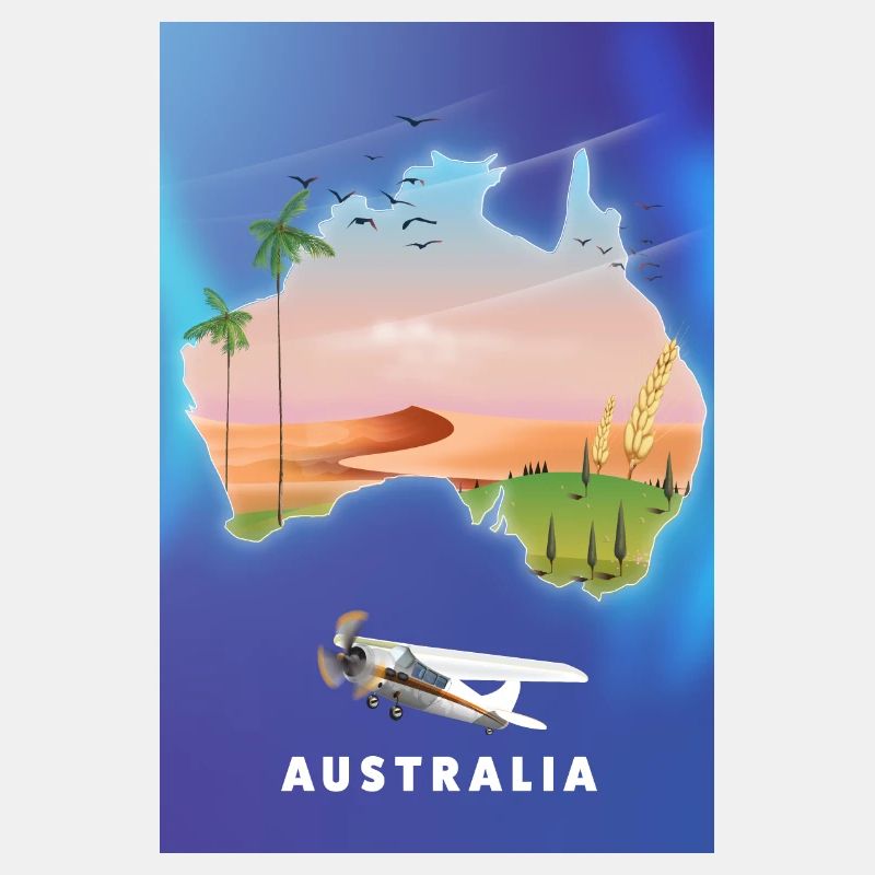 Australien Reisekarte