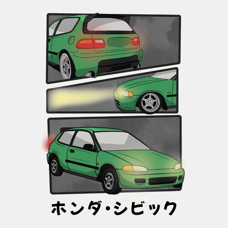 BANDE DESSINÉE DE VOITURE / HATCHBACK