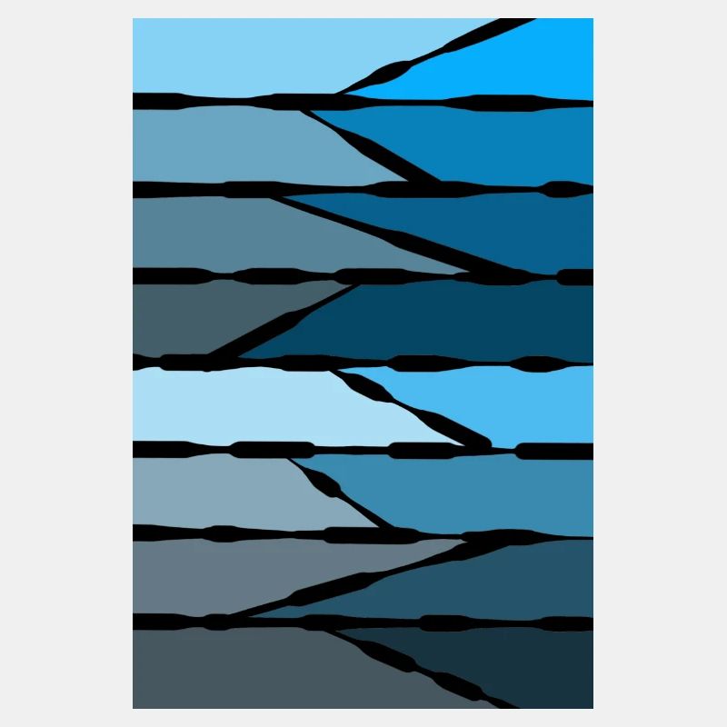 Bleu abstrait