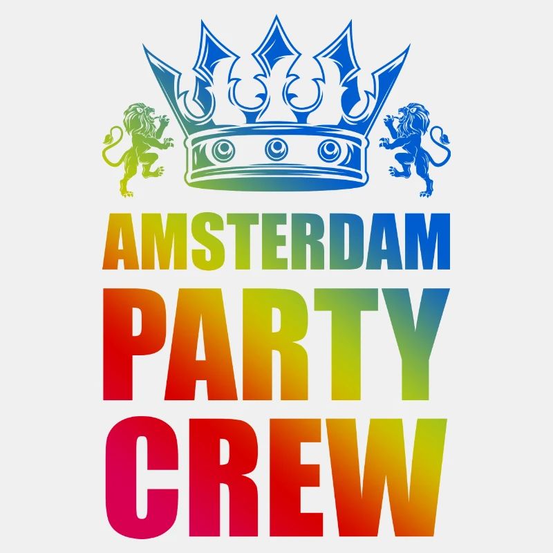 Amsterdam Party Crew Spruch