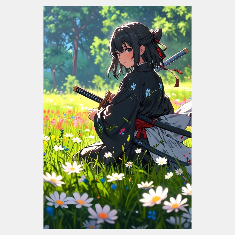 Samurai Anime Girl – Tradition meets elegance