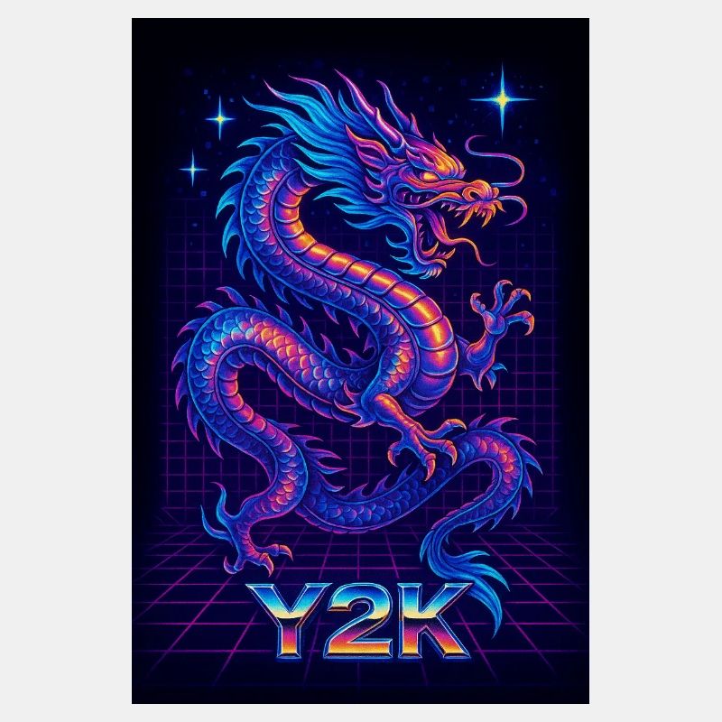 Bild Drache Y2K