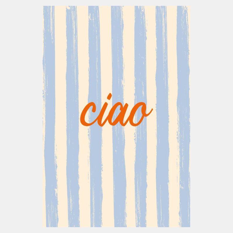 Ciao blau gestreift