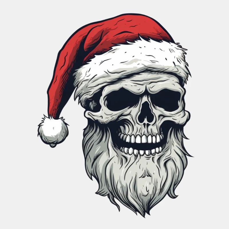 Weihnachtsmann Schädel