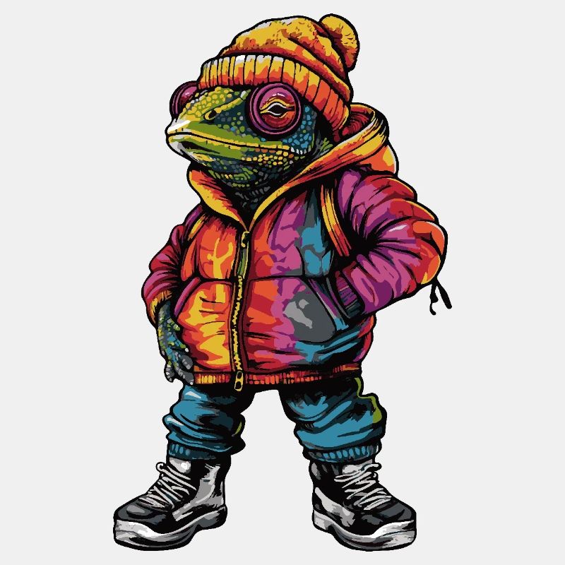 Caméléon Funny Winter