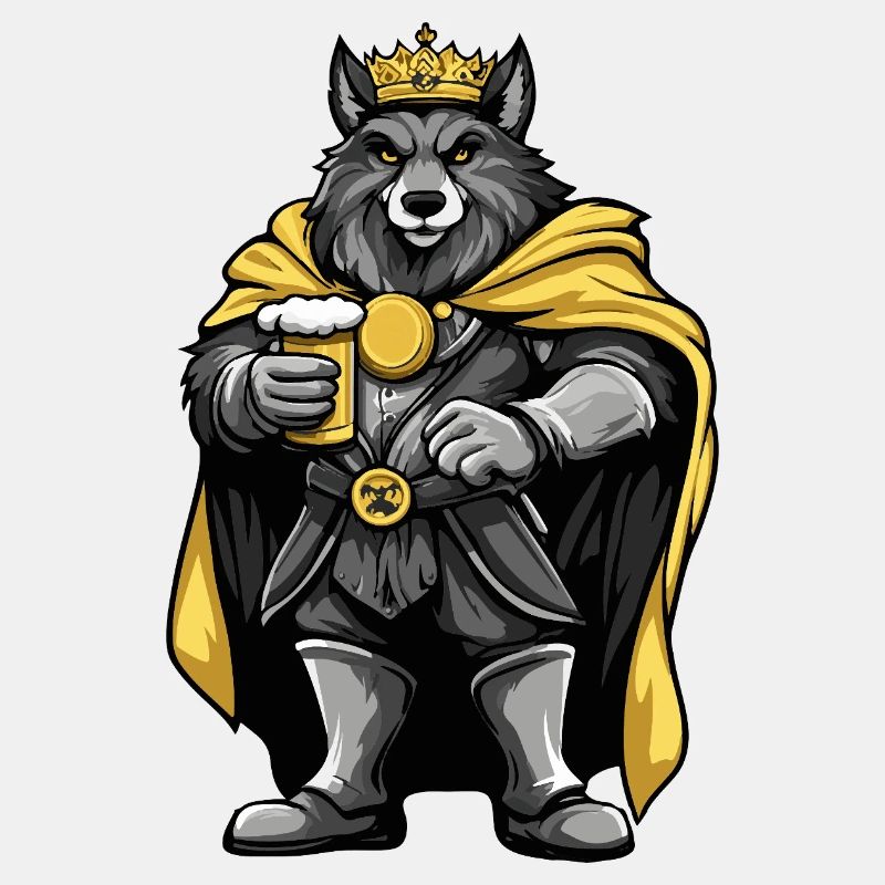 Wolf Bier Lustig