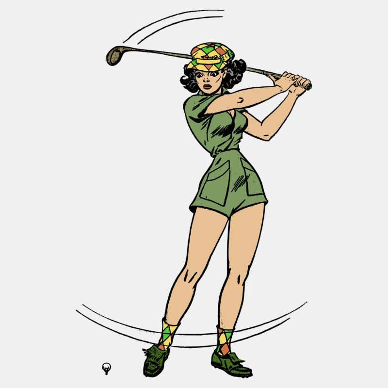 Golf Spielerin