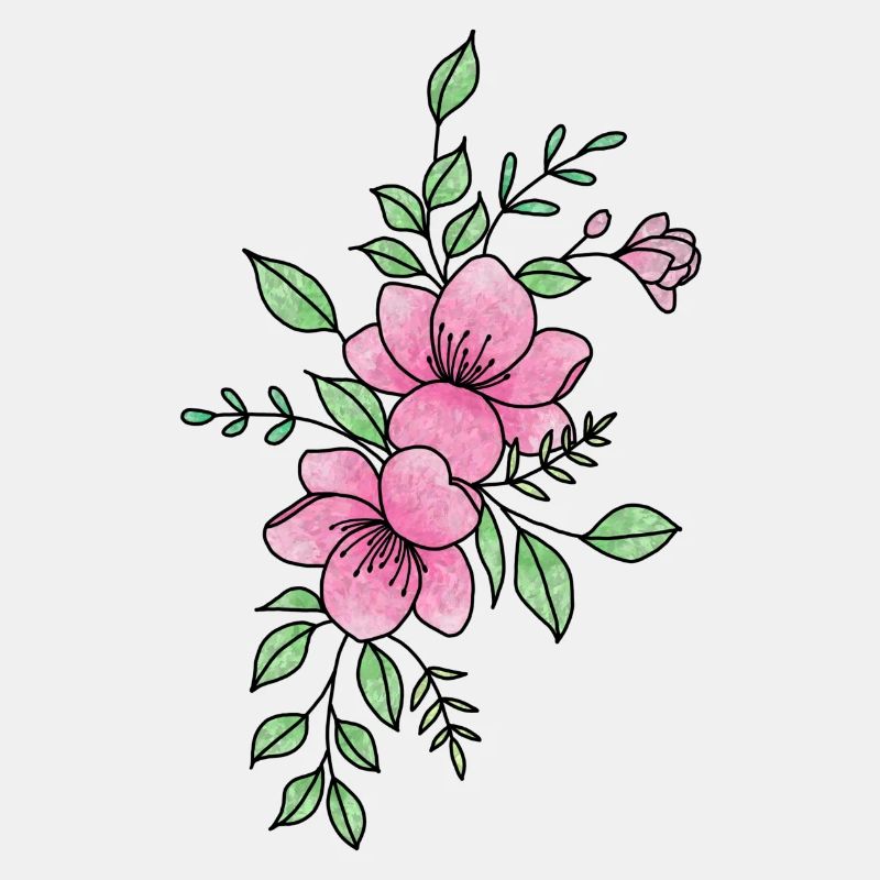 Rosa Prunus Mume Blume