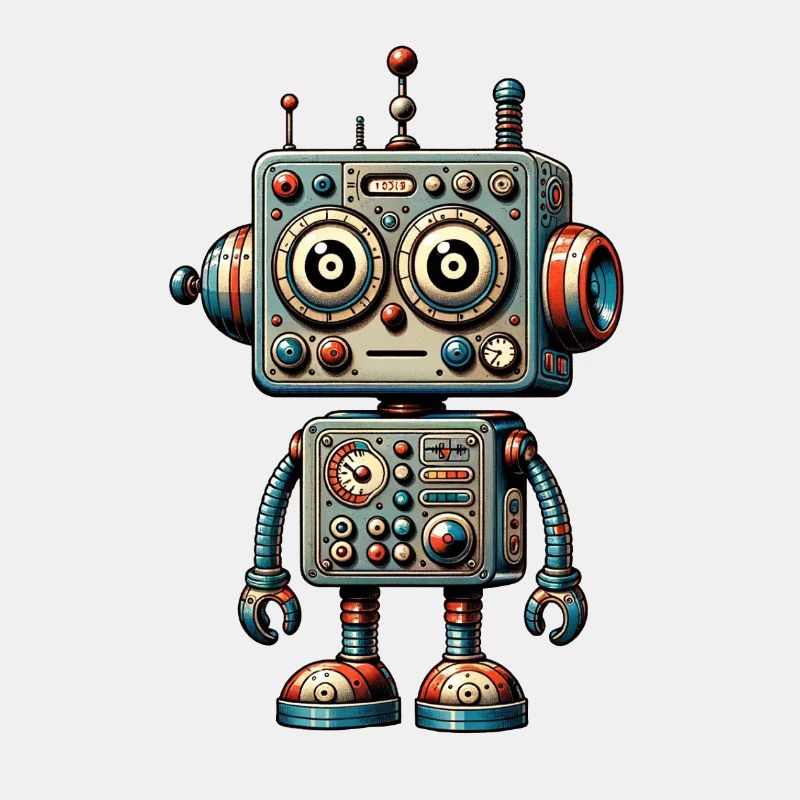Toy Robot Looks Puzzled