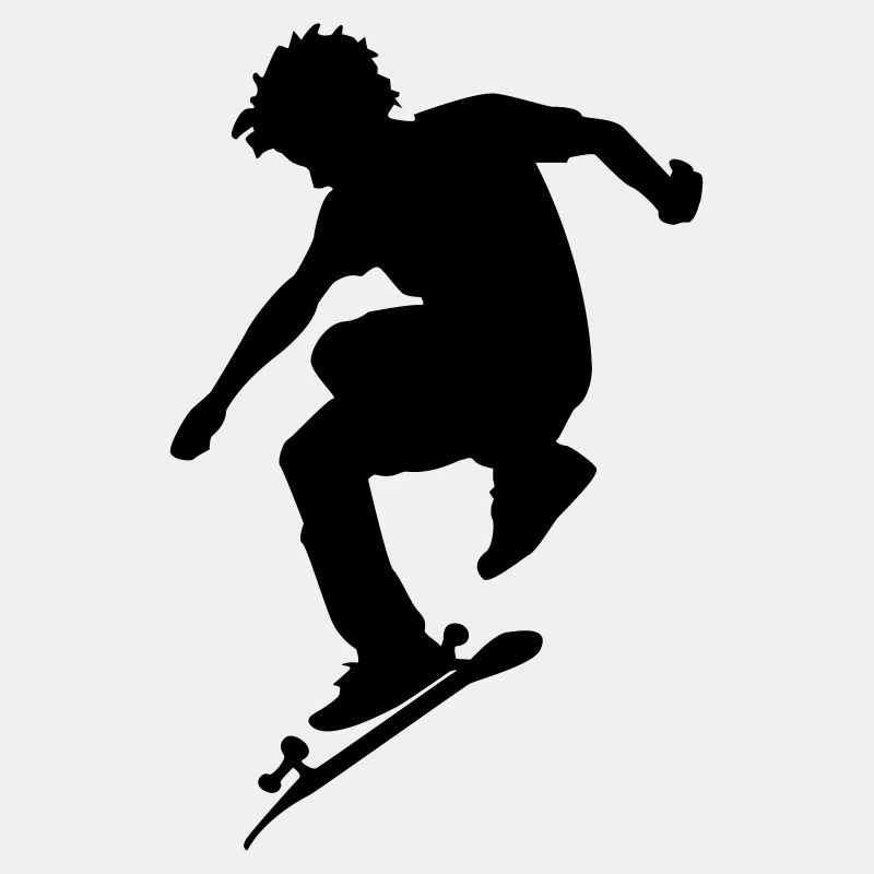 Skateboarding male de