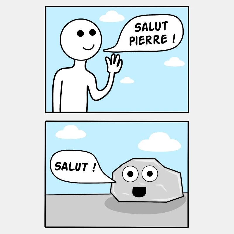 Hi Peter! Stone pun
