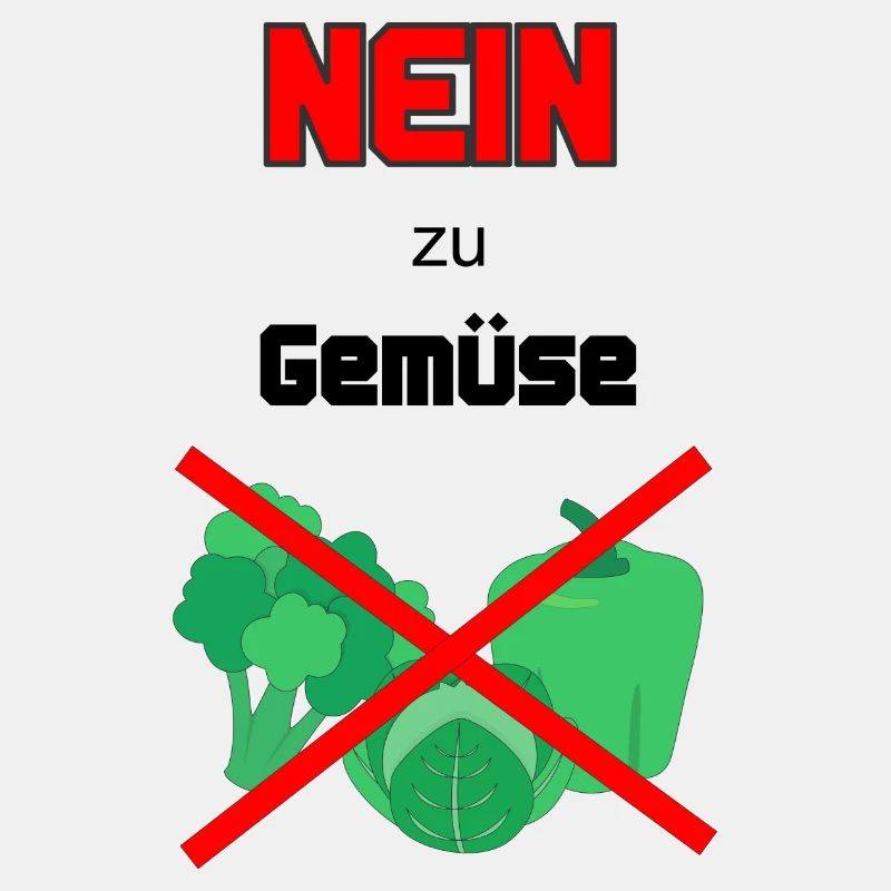 Nein zu Gemüse