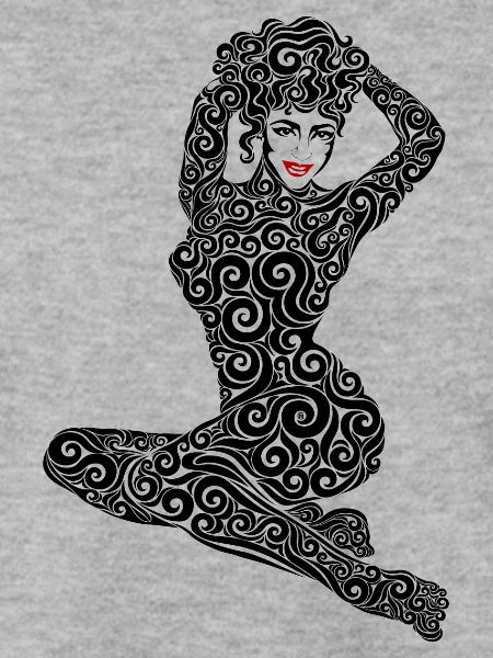 Swirly PinUp