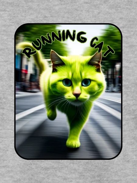 Grüne katze