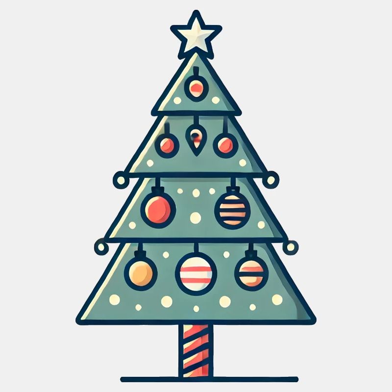 Tannenbaum geschmückt