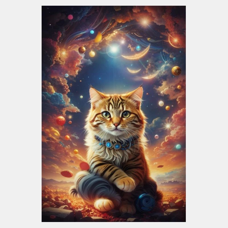 Zauberhaftes Katzendesign