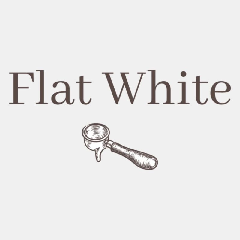 Flat White Kaffee