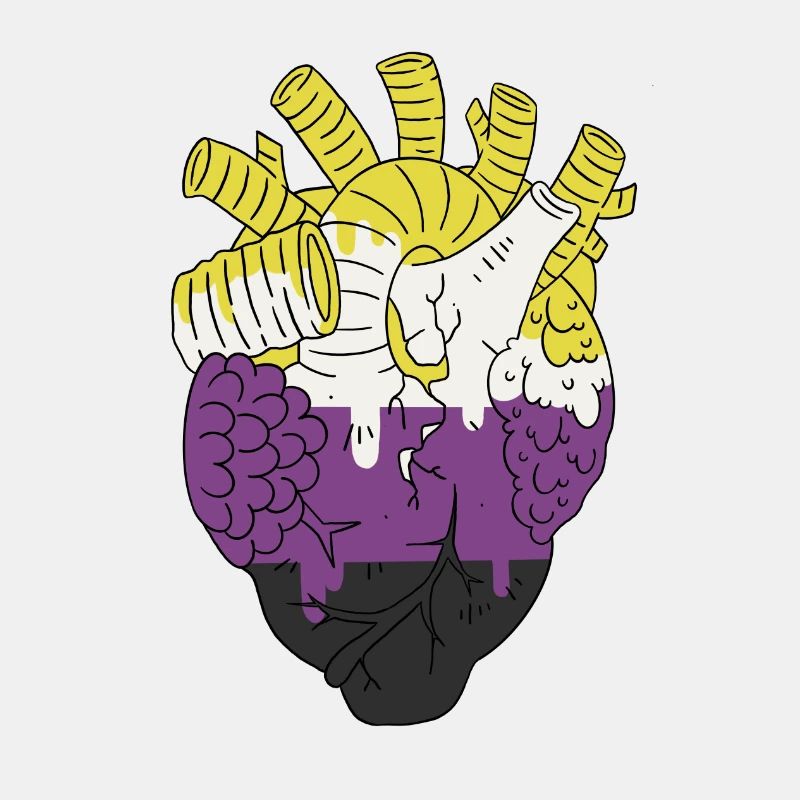 LGBT Heart | Non-binary Nicht-binär