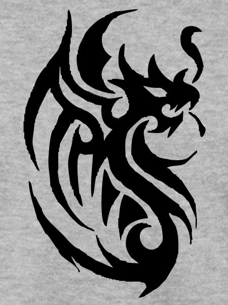 tribal tattoo dragon