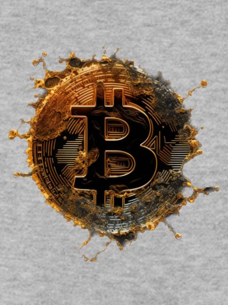 Bitcoin Münze Gold