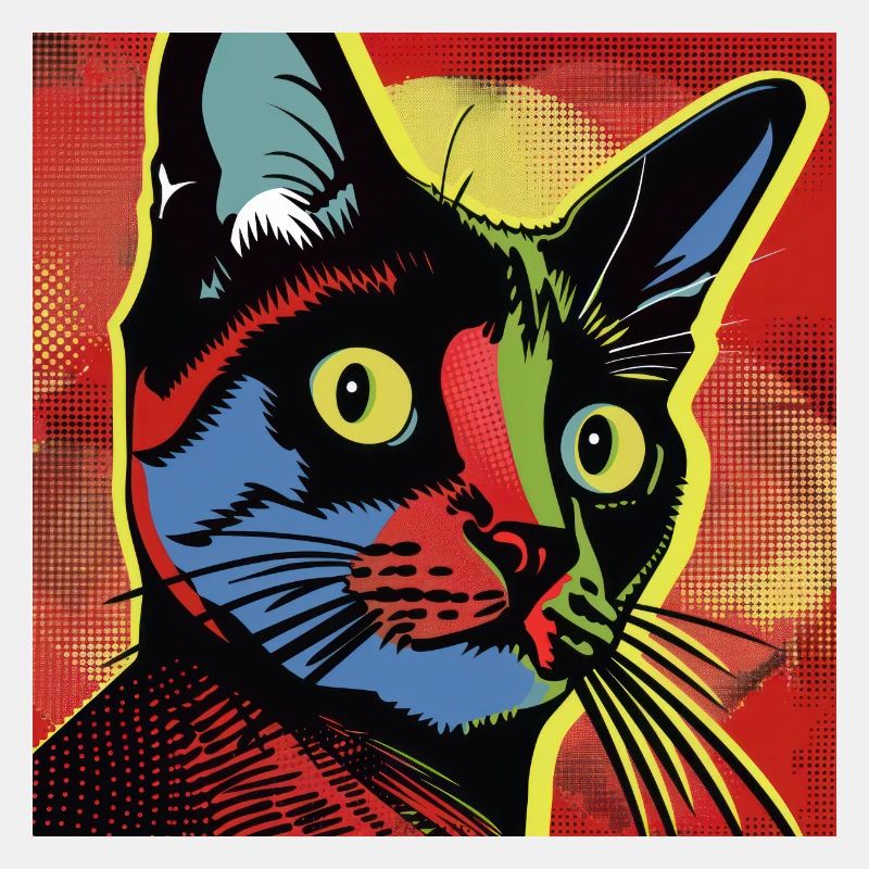 Chat, motif de chat, bande dessinée