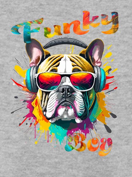 Funky Junge Bulldogge