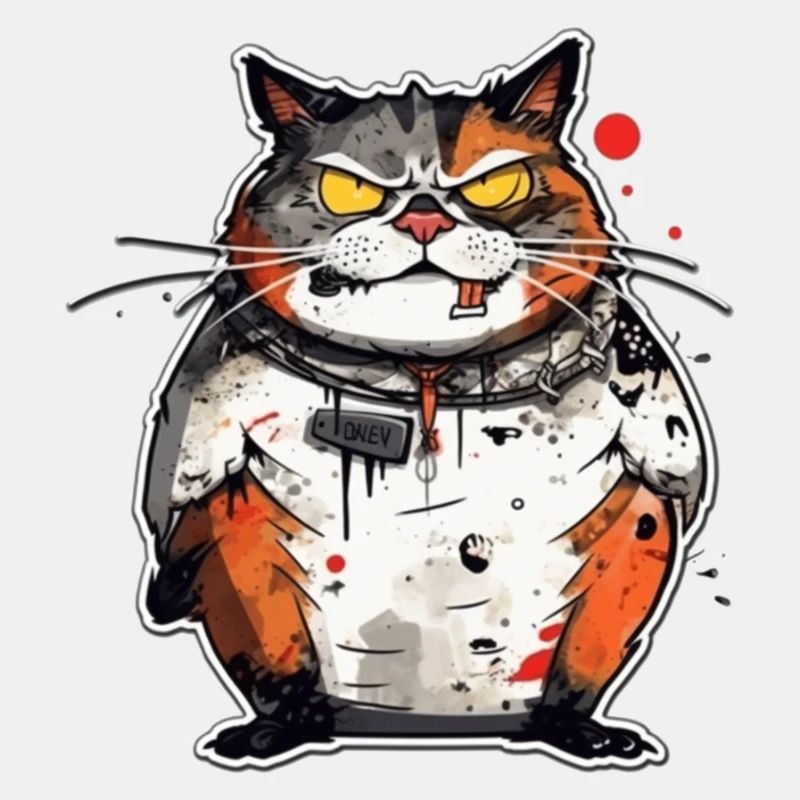 Freche Katze