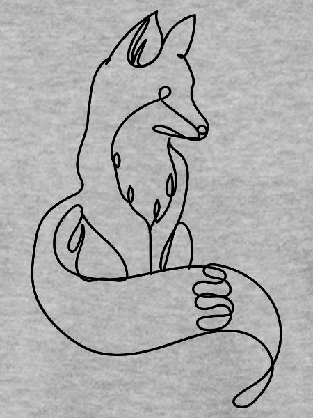 Eine Linie Fuchs