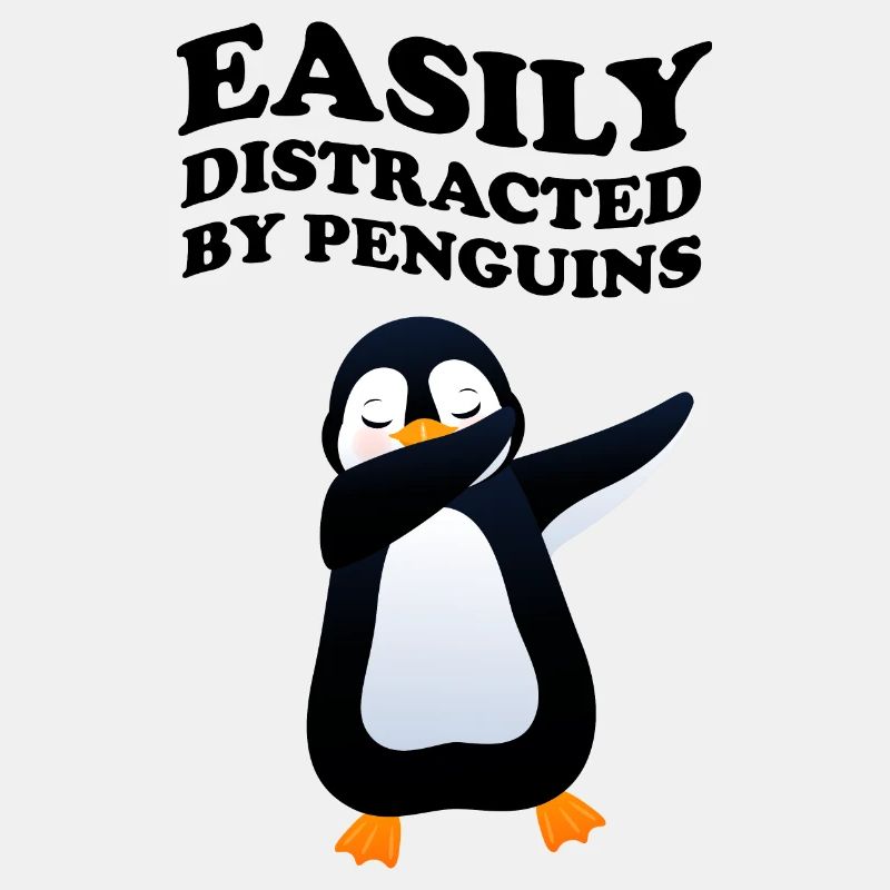 Easily Distracted By Penguins Penguin Dab Dabbing