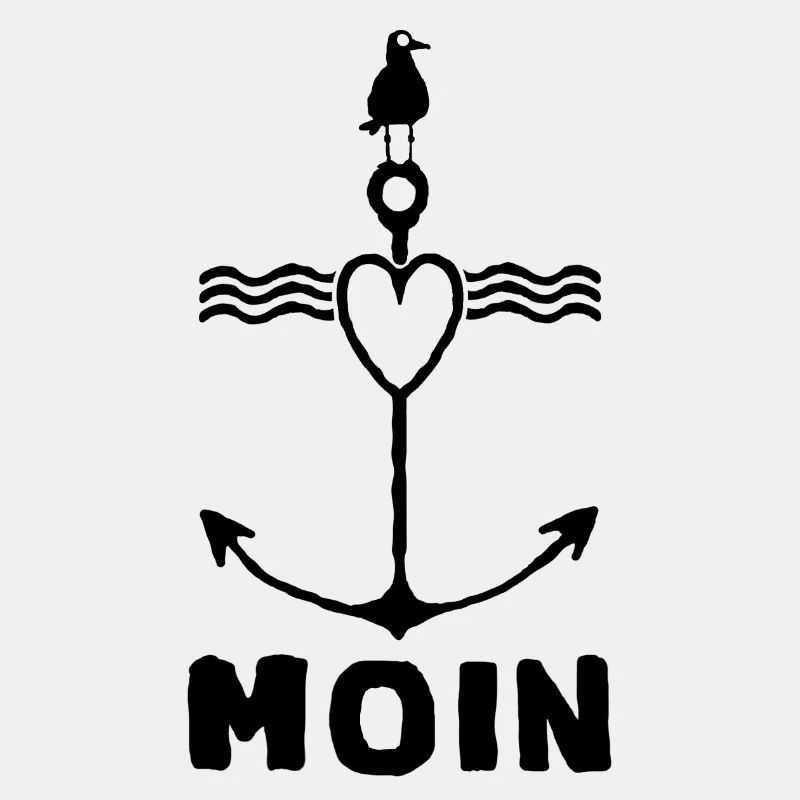 Möwe Anker Moin Möwe Maritime Motiv