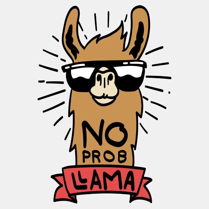 No ProbLlama - cadeau de lama cool