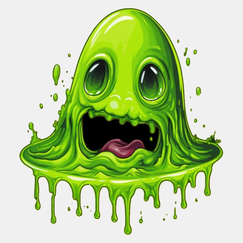 Monstre de boue vert