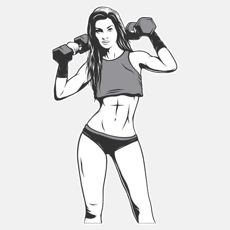 Frau Fitnessstudio