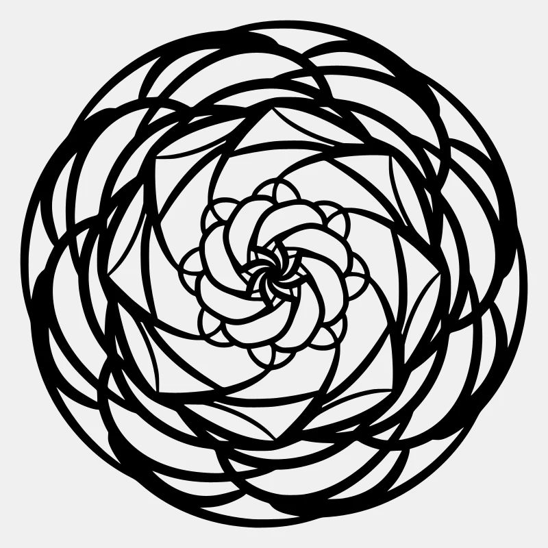 Round Mandala Pattern