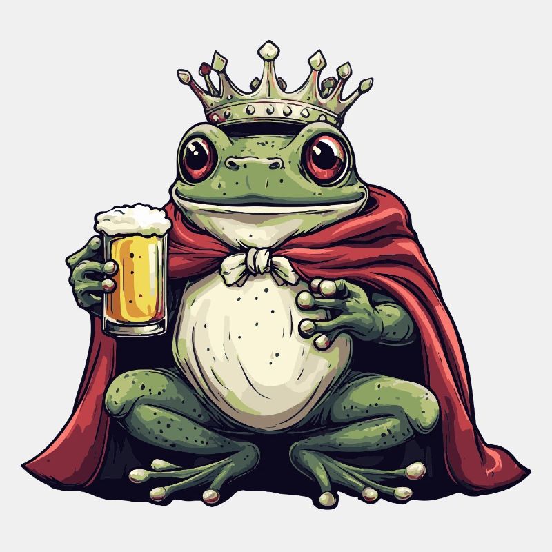 Frosch Bier Lustig