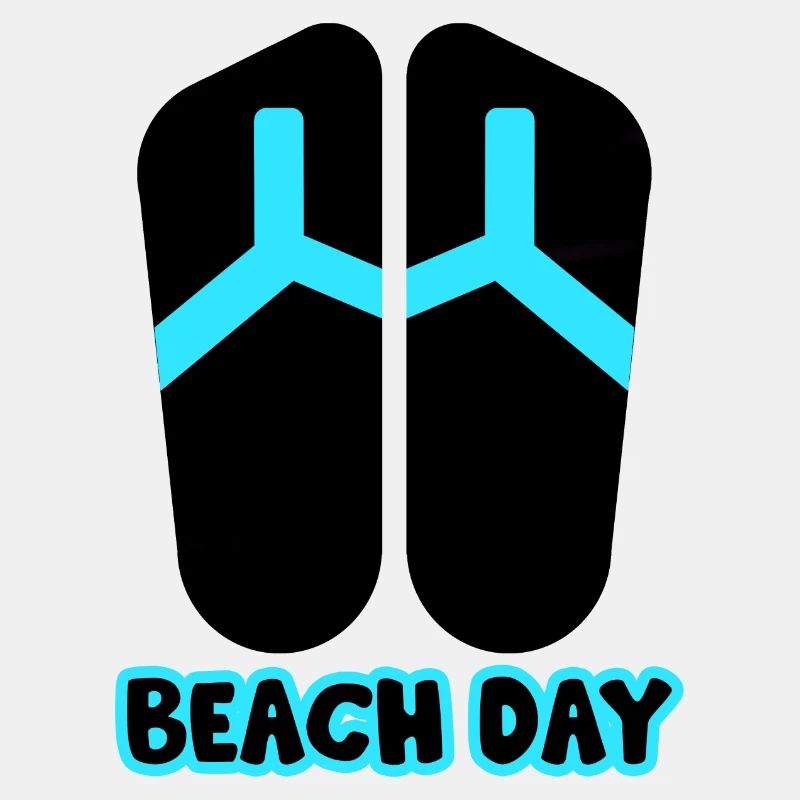 Beach Day Flip Flop in schwarz/blau