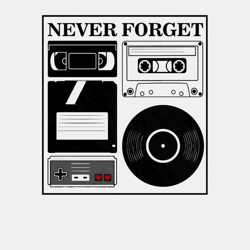 jamais oublier kasette de vinyle rétro vintage