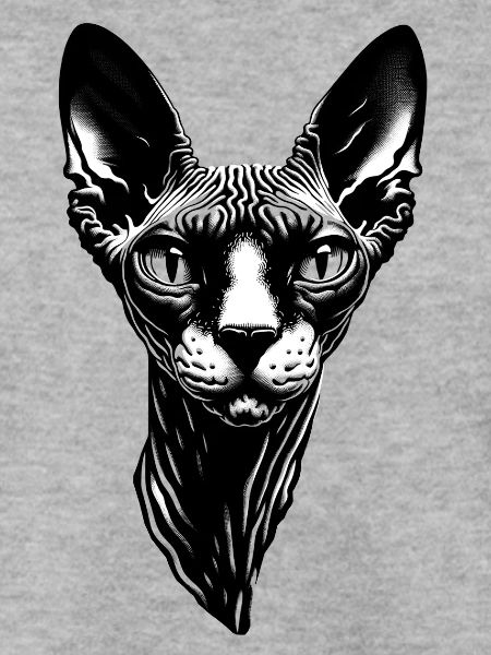 Katzengesicht: Übel grinsend