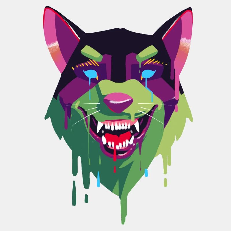 Abstaktischer Wolf, Wolf