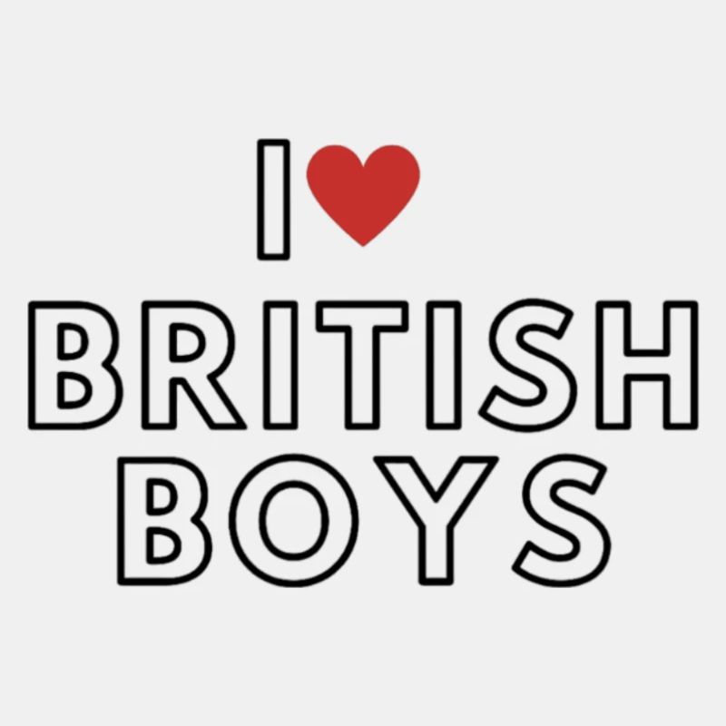 I Love British I Red He British
