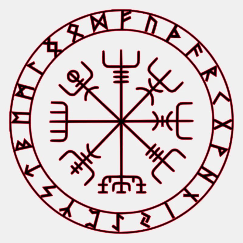Wikinger Kompass -Vegvisir